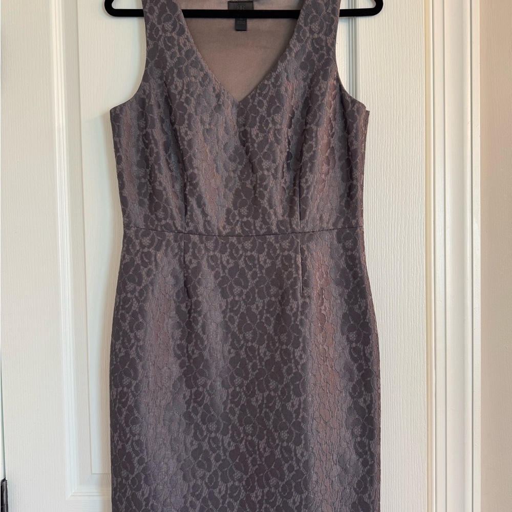 Banana Republic Lace Midi Dress - Taupe